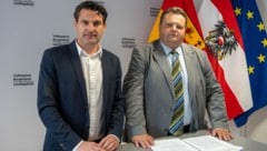 ÖVP-Duo: Der geschäftsführende Landesobmann Christoph Zarits und Klubchef Bernd Strobl.