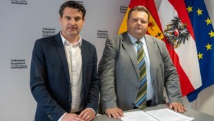 ÖVP-Duo: Der geschäftsführende Landesobmann Christoph Zarits und Klubchef Bernd Strobl.