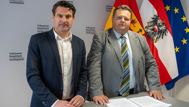 ÖVP-Duo: Der geschäftsführende Landesobmann Christoph Zarits und Klubchef Bernd Strobl.