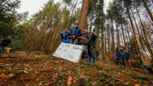 Am 13. Jänner 2020 starteten die Proteste im Wald von Bad Vigaun.