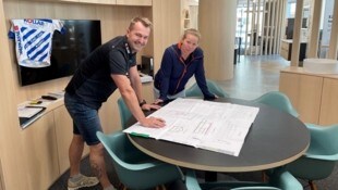 Der Mensch steht im Mittelpunkt: Bereichsleiter Thomas Kerschner und Chefin Maria Kollar.