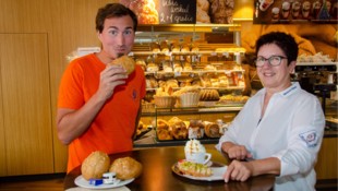 Die „gute Seele“ Therese Mayer mit Chef Stefan Bauer