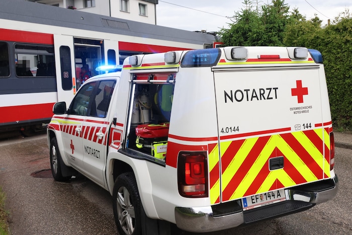 Die Unfallstelle. Der Notarzt konnte nur noch den Tod des Buben feststellen.