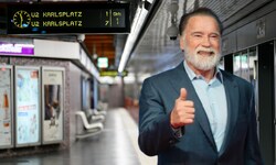 Für Überraschung sorgte Dienstagmorgen die Stimme des Action-Stars an den Stationen der Wiener ...