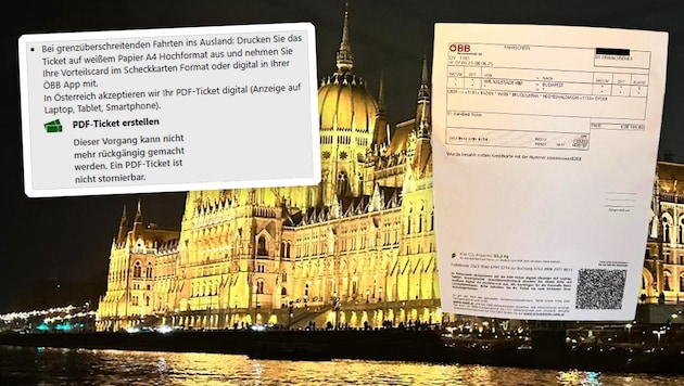 Sobald ein Ticket ausgedruckt wurde, kann es nicht mehr storniert werden. Die ÖBB begründen dies mit Schutz vor missbräuchlicher Vervielfältigung.