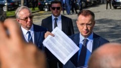 Die russische Delegation bei den Gesprächen in Istanbul