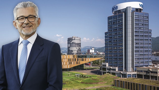 Die Voestalpine – hier Vorstandschef Herbert Eibensteiner – erzielte im Geschäftsjahr 2024/25 ...