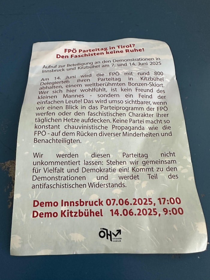 Dieses Flugblatt macht derzeit die Runde.