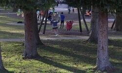 Spielplatz, Erholungsraum, aber auch oft Tatort von Gewalttaten: Lehener Park.
