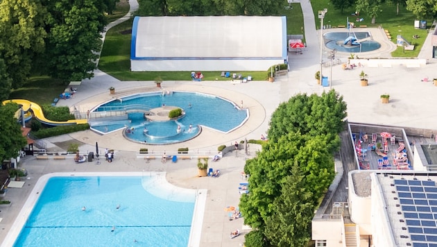 Das Linzer Parkbad war Schauplatz des Unfalls.