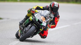 Emanuel Reisinger auf seiner Yamaha.