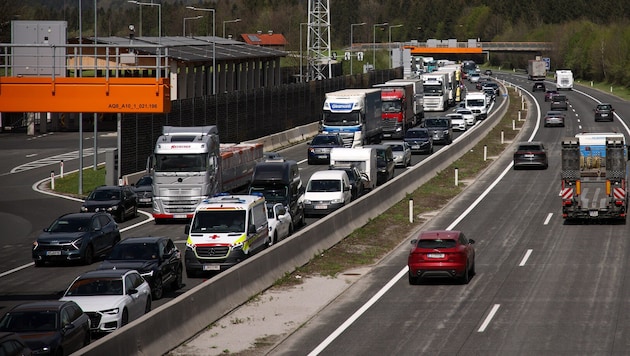 Richtung Süden wird es am kommenden Wochenende wieder lange Verzögerungen geben.