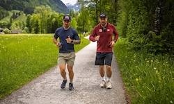Verstehen sich gut: Marcel Hirscher (li.) und Max Franz.