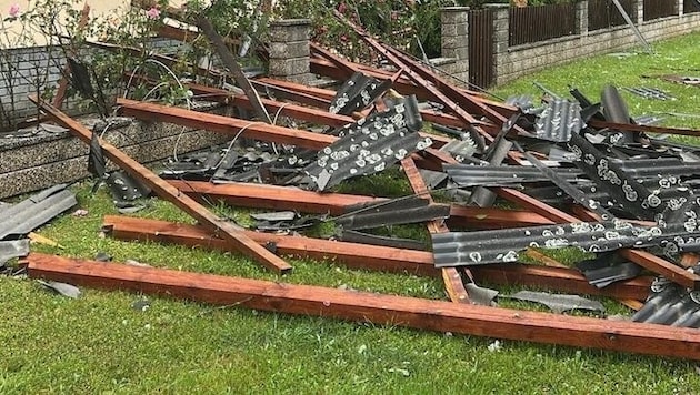 Das Unwetter sorgte für zahlreiche Schäden. 