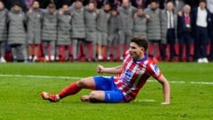 Die vermeintliche Doppelberührung von Julian Alvarez bei seinem Elfmeter im Achtelfinale der ...