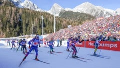 In Antholz geht es bald um Olympia-Medaillen.