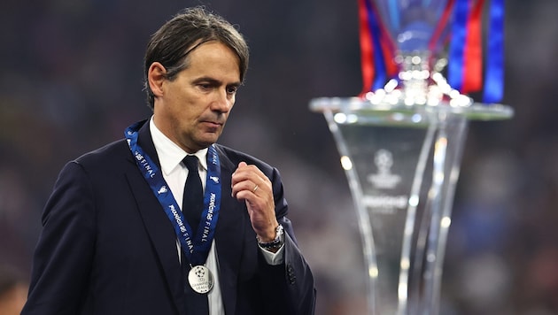 Trainer Simone Inzaghi und Inter Mailand trennen sich.