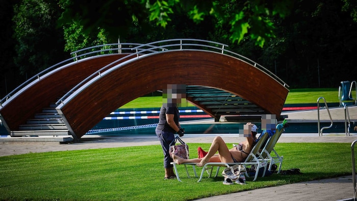 Wer eine Chipkarte hat, konnte im Rieder Bad den Sommerbeginn genießen.