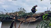 Sturmschäden hielten die Feuerwehrkräfte auf Trab.