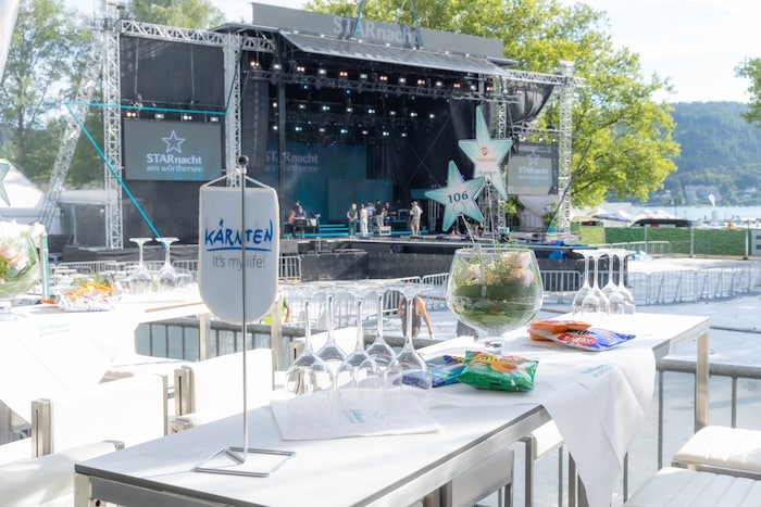 Bei der Starnacht am Wörthersee kann man sich auch selbst als Star fühlen – und sich dabei kulinarisch verwöhne lassen. 