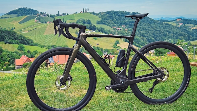 Das Scott Solace eRide im Test in den südsteirischen Weinbergen.