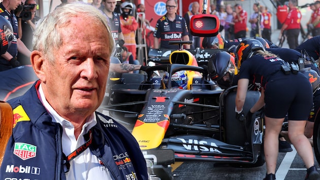 Die harten Reifen aufzuziehen, war wohl die falsche Entscheidung. Das sieht auch Dr. Helmut Marko so.