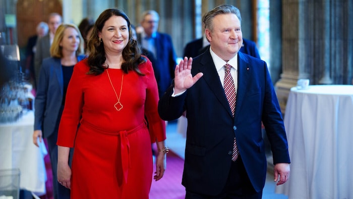 BVarbara Novak und Bürgermeister Michael Ludwig