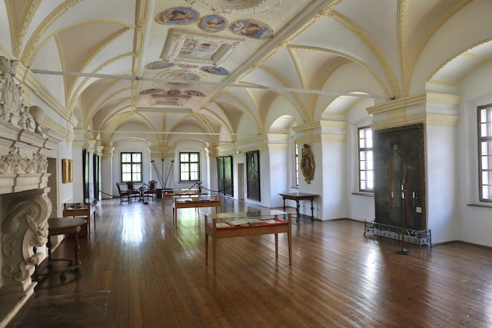 Die Pracht der Renaissance im alten Teil des Schlosses 