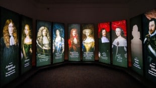 Die Porträts der Eggenberger Fürsten und Fürstinnen.