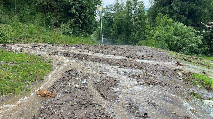 Murenabgang auch im Brixental