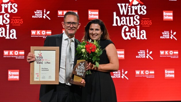 Familie Schwab von der Hauswirtschaft in St. Oswald.