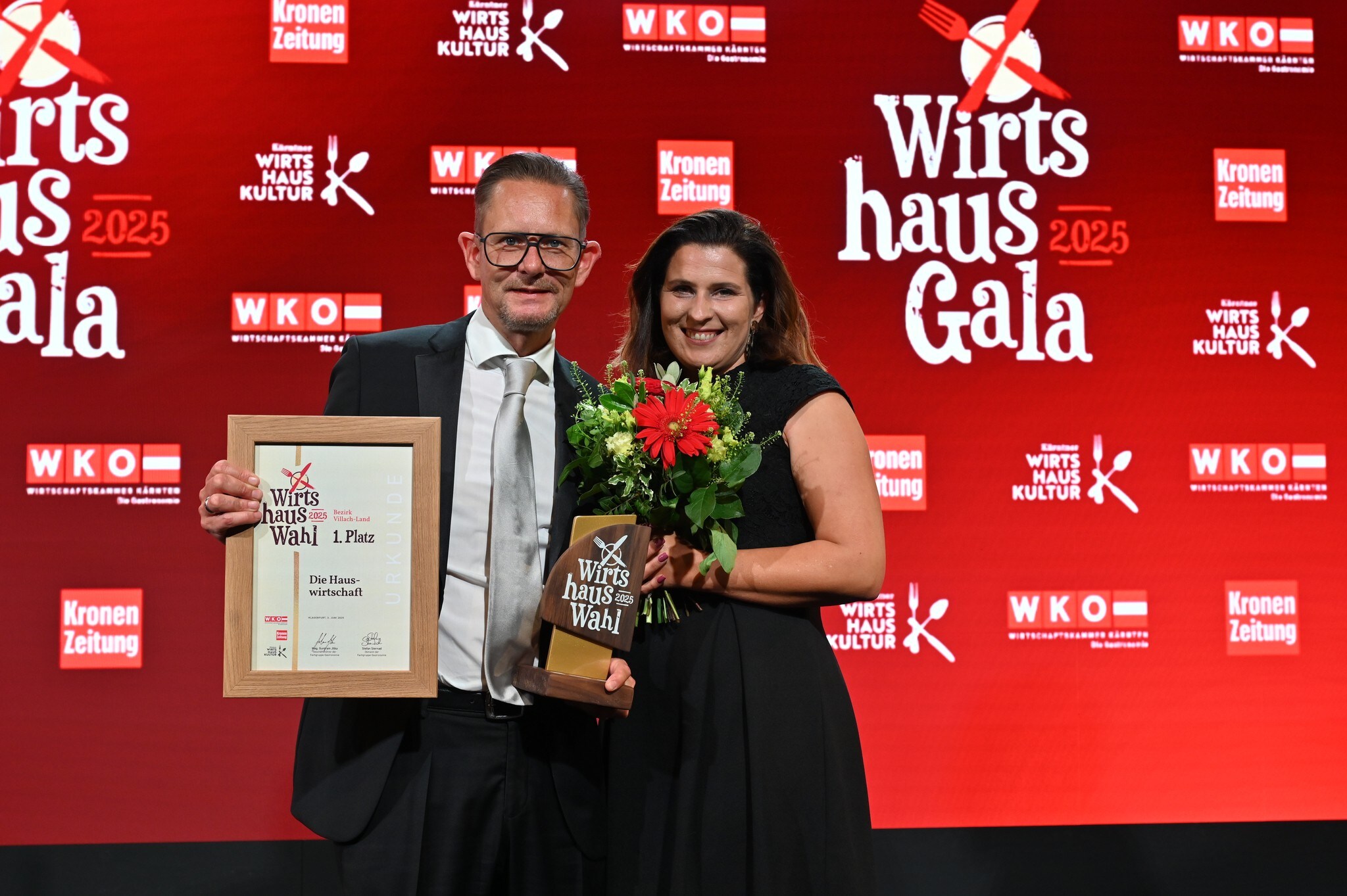 Familie Schwab von der Hauswirtschaft in St. Oswald.