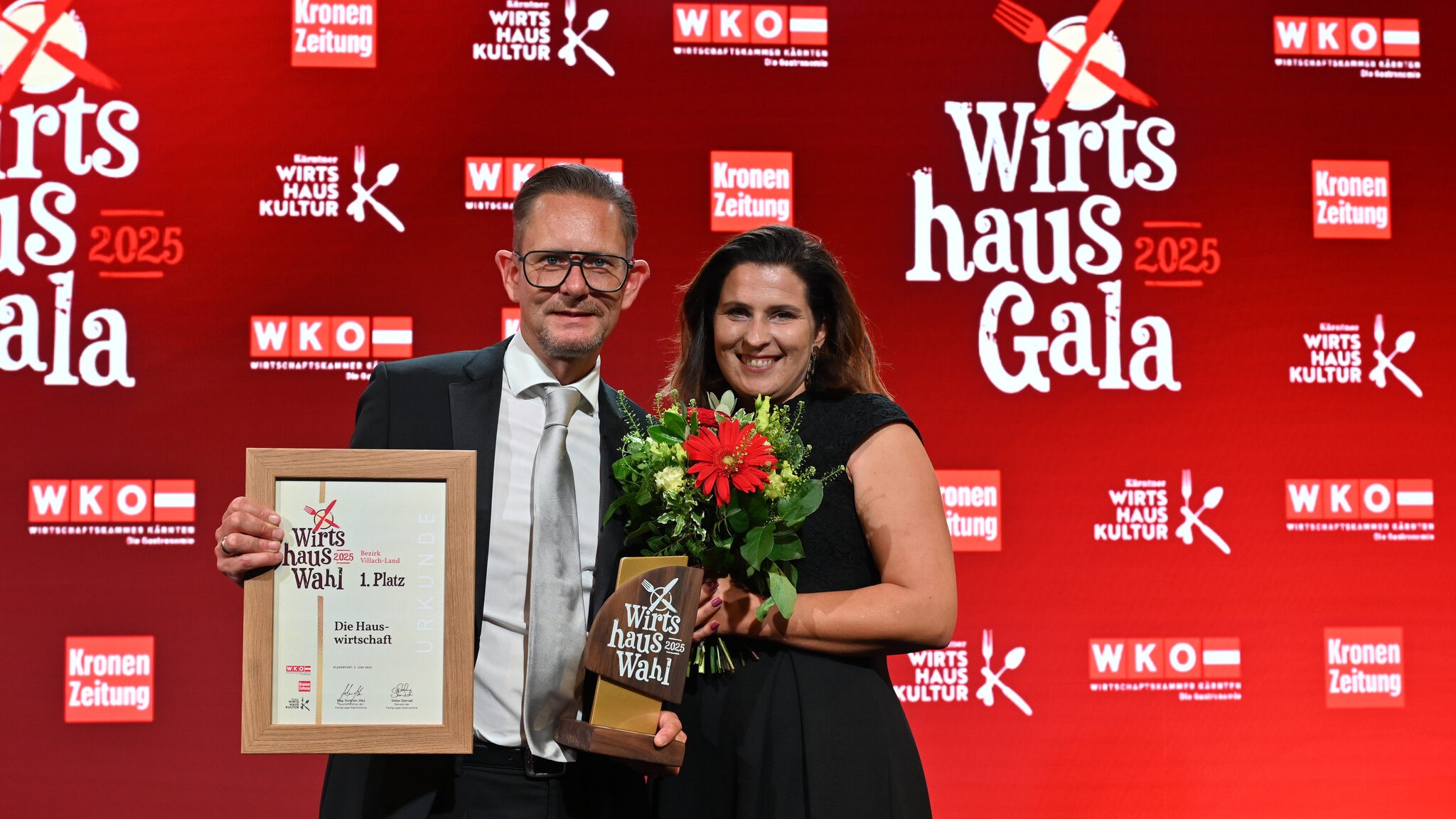 Familie Schwab von der Hauswirtschaft in St. Oswald.