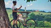 Ein Glas südsteirischer Traubensaft macht müde Beine munter. 