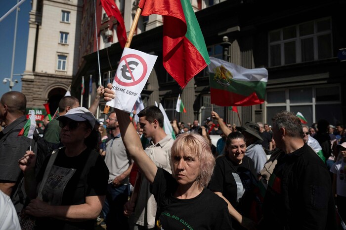 Proteste gegen Euro-Einführung in Sofia