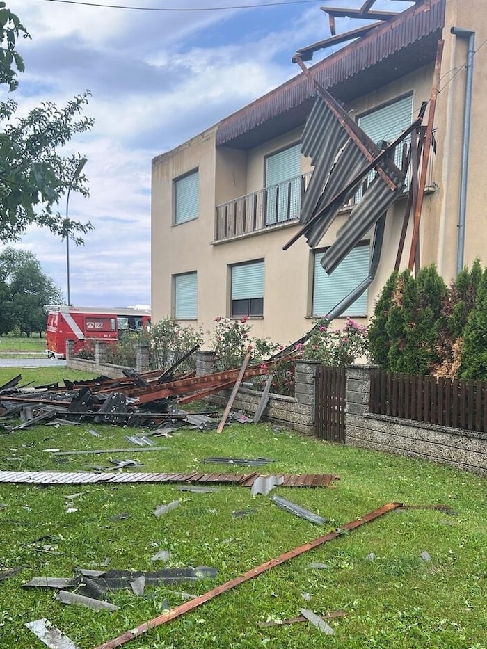Das Unwetter zog durch die Orte Luising und Hagensdorf eine Spur der Verwüstung. 