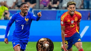 Dembélé (links) und Yamal sind die heißesten Anwärter auf den Ballon d‘Or. (Bild: Krone KREATIV/AFP/Franck Fife, GEPA/Icon Sport/Baptiste Fernandez, AP/Matthias Schrader )