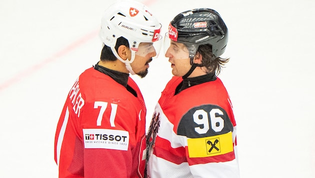 Österreichs Eishockey-Team bekommt es erneut mit der Schweiz zu tun.