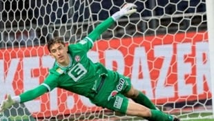 205-cm-Schlussmann Florian Wiegele steht für eine neue Generation von Tormann-Riesen. 