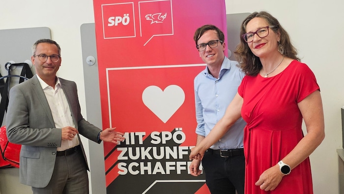 Die SPÖ mit Rabitsch, Petritz, Mochar will Zukunft schaffen.
