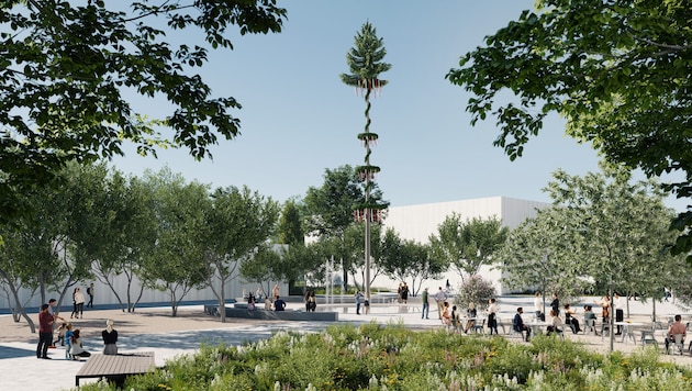 Ein eigener Dorfplatz soll in dem neuen Quartier geschaffen werden.