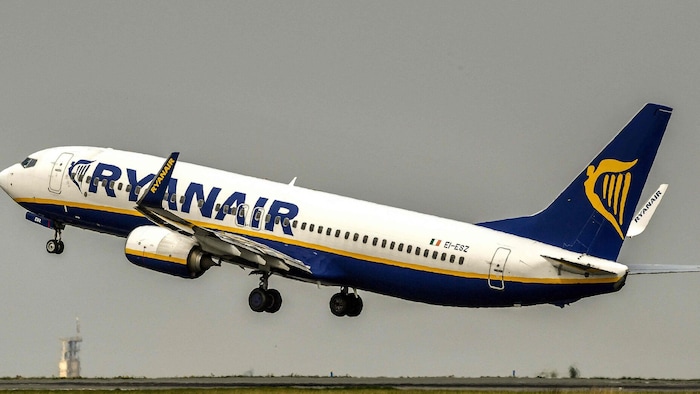 Eine Maschine von Ryanair