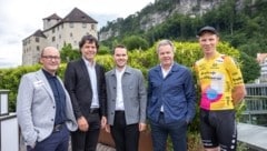 Team Vorarlberg-Boss Thomas Kofler, Feldkirchs Bürgermeister Manfred Rädler, ...