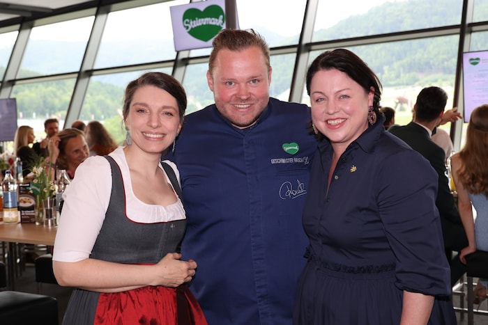 Genuss-Trio: Eveline Wild, Richard und Sonja Rauch (r.)