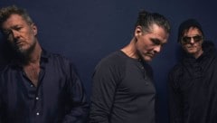 a-ha-Sänger Morten Harket (Mitte) mit seinen Bandmitgliedern