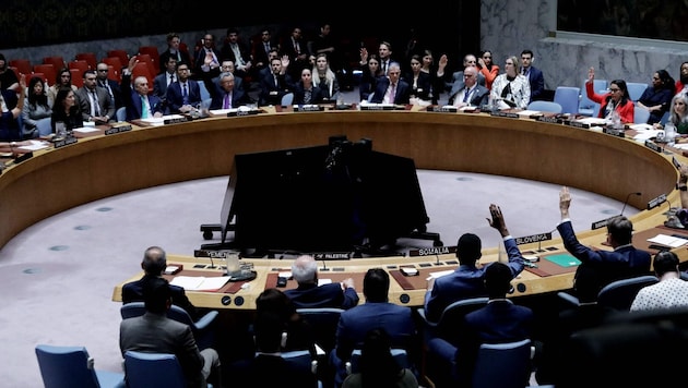 Die Botschafterin der USA im UN-Sicherheitsrat hat gegen eine neue Gaza-Erklärung gestimmt.
