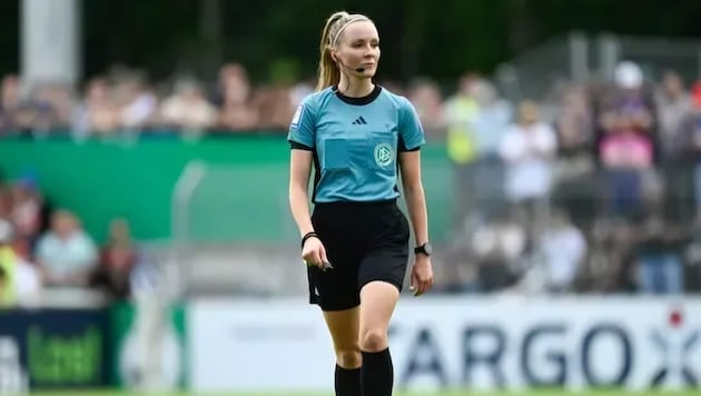 Schiedsrichterin Fabienne Michel wurde Zielscheibe schlimmer sexistischer Beleidigungen.