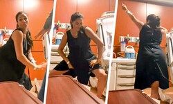 Herzogin Meghan zeigt sich beim Twerken kurz vor der Geburt von Prinzessin Lilibet.