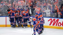 Großer Jubel bei den Oilers