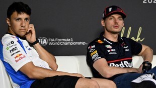 Werden Isack Hadjar (li.) und Max Verstappen bald Teamkollegen bei Red Bull sein? 